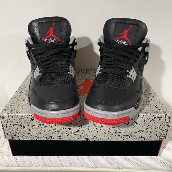 Nike Air Jordan 4 Retro Bred Reimagined Men's Size 9 - Picture 2 of 12